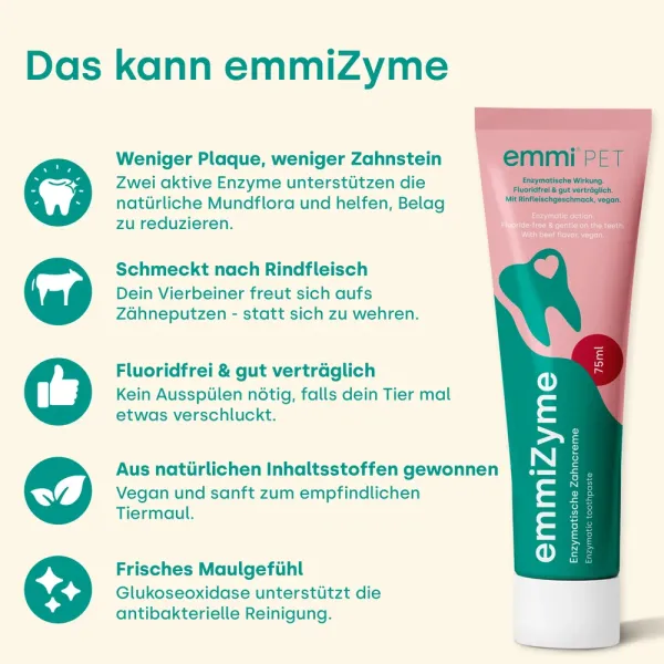 Preview: emmiZyme Zahnpflegegel